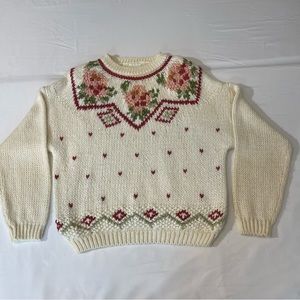 NEEDLES & YARN VINTAGE SWEATER, women’s size L, good condition, preowned